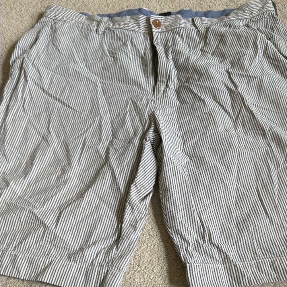 J. Crew Gray Flat Front Shorts Lightweight Casual